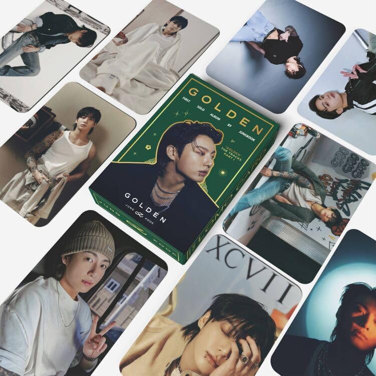 KPOPBP Golden Album Photocards First Solo Album Photo Cards Kpop Lomo Card Set Gift Merch for Boys and Girls - Image 2