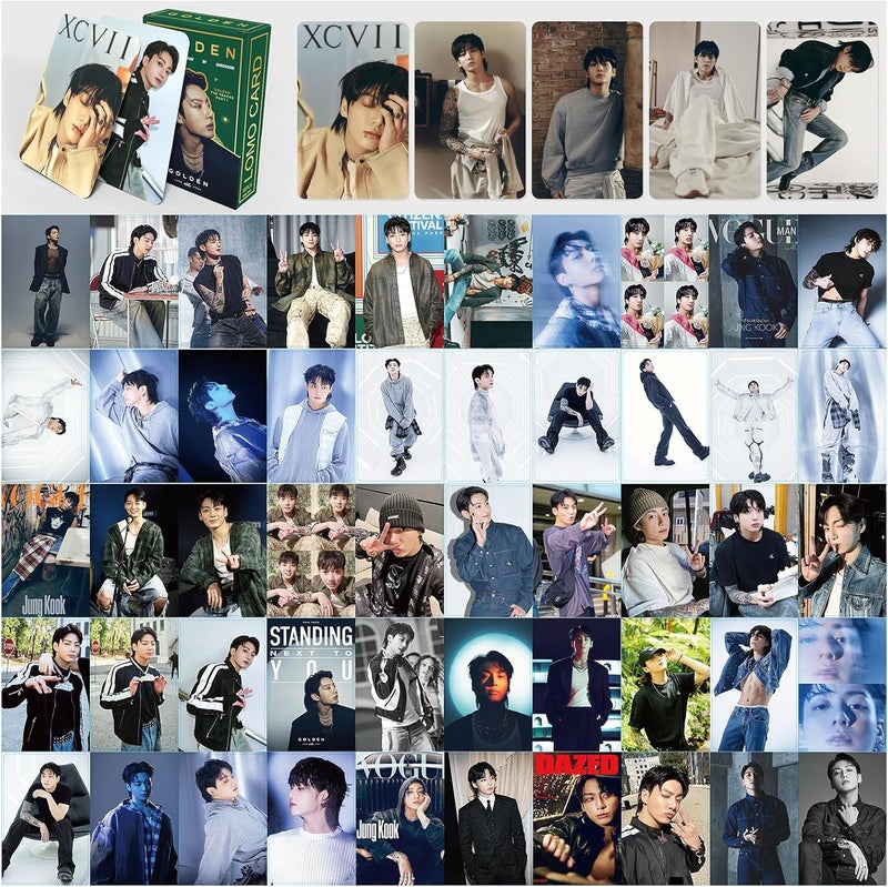 KPOPBP Golden Album Photocards First Solo Album Photo Cards Kpop Lomo Card Set Gift Merch for Boys and Girls - Image 3