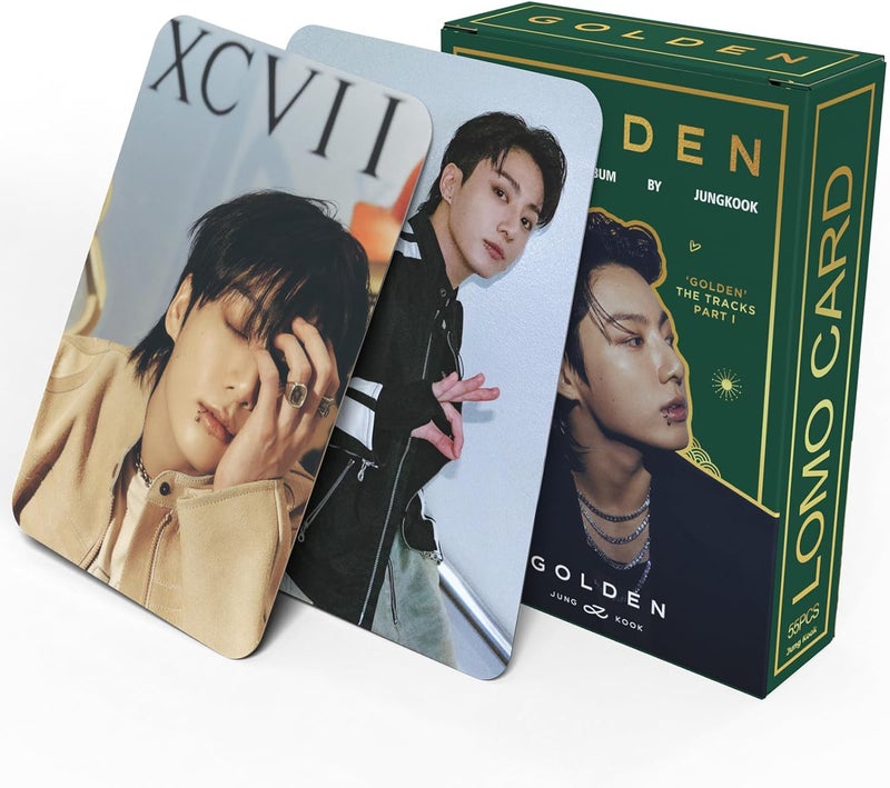 KPOPBP Golden Album Photocards First Solo Album Photo Cards Kpop Lomo Card Set Gift Merch for Boys and Girls - Image 1