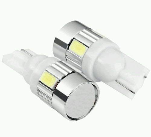 Guance T10 Car 6 LED Projector Lens Parking LED Bulb/Number Plate Bulb Universal for Tata Punch (Set of 2Pcs) - Image 3