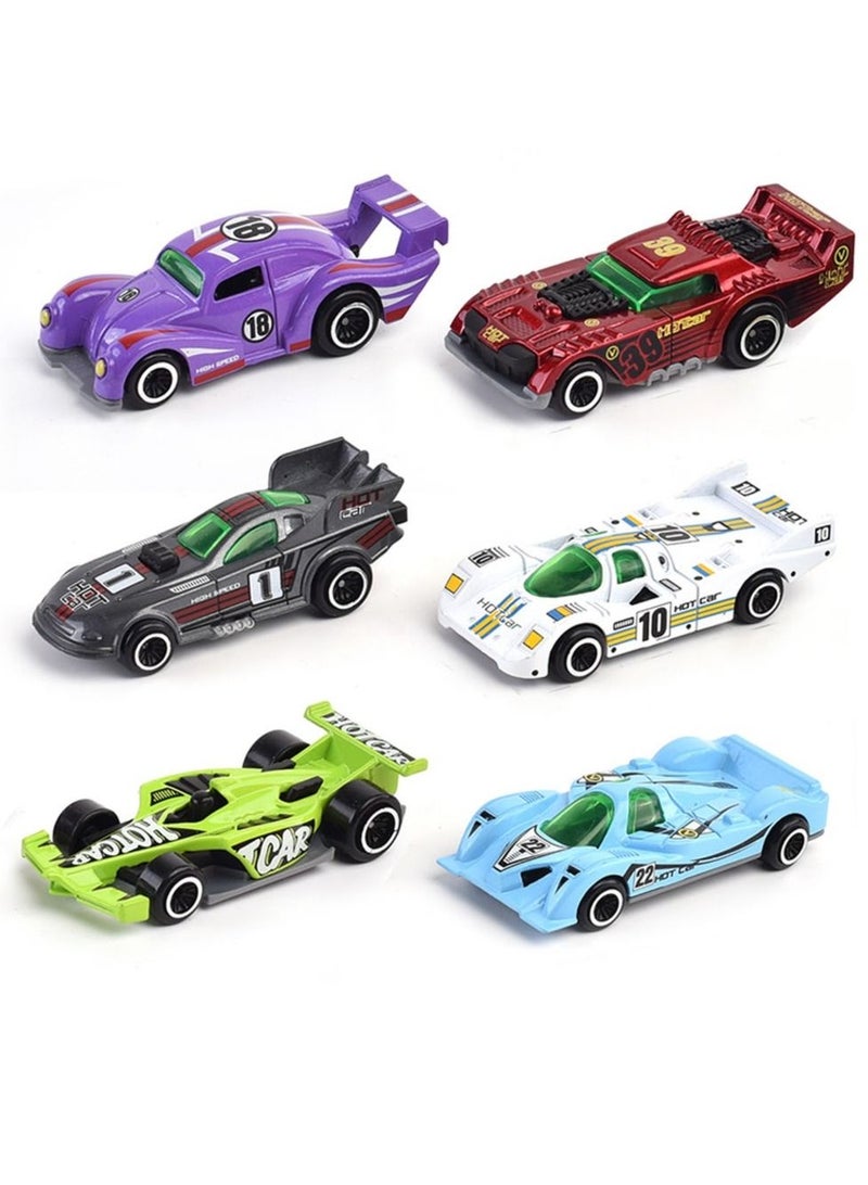Little Story Little Story Alloy Glide Racer Toy Car (6Pcs)-Multicolor  - Image 2