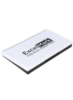 ExcelMark Rubber Stamp Ink Pad Extra Large 4-1/4" By 7-1/4” (Black)  - Image 1