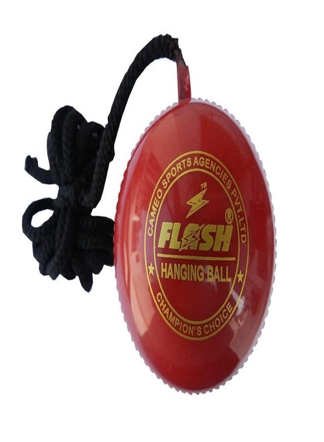 SGF Synthetic Cricket Hanging Ball, 7 ft, Red, Standard Size - Image 1