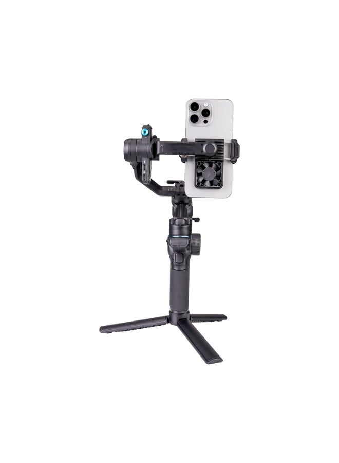 FeiyuTech SCORP Mini 3 Gimbal Stabilizer for Smartphone, Built-in AI Tracking Module & Cooling Fan, 2KG Payload 3-Axis Phone Gimbal with Integrated Grip Design, Gimbal Stabilizer for iPhone & Android - Image 4