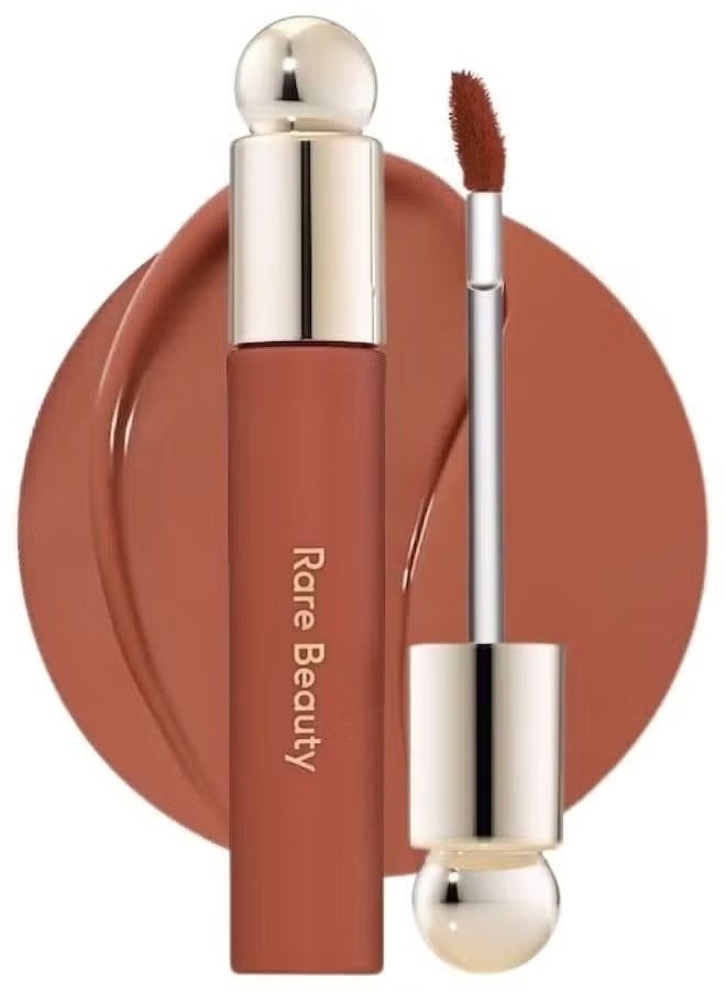 Rare Beauty Soft Pinch Tinted Lip Oil Stain - Honesty (Nude Brown, 3ml) - Hydrating, Lightweight, and Long-Lasting Lip Tint with a Glossy Finish - Image 1