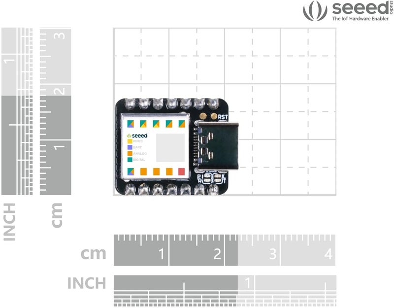 seeed studio XIAO SAMD21 (Pre-Soldered) The Smallest Arduino Microcontroller Based on SAMD21 with Rich Interfaces, 100% Arduino IDE Compatible, desiged for Projects Need Arduino Micro, 1pc. - Image 5
