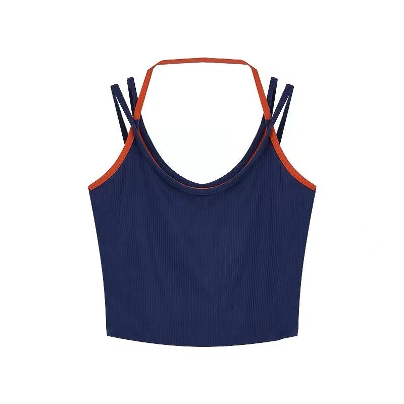Sexy Backless Slim Fit Padded Cami Yoga Top - Image 5