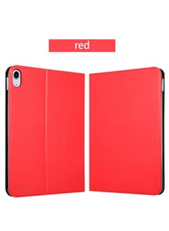 Samsung Galaxy Tab T510/T515 Leather Case Cover Red