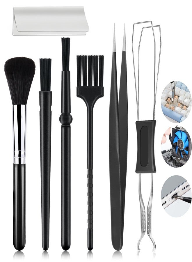 Wowwat Keyboard Cleaner kit,Computer Cleaning kit,Mechanical Keyboard Cleaning kit,Anti-Static Brush,Small Cleaning Brush, Cleaning kit Compatible Laptop/PC/Computer/Keyboard/Laptop/Camera/Phone/Earbud - Image 1