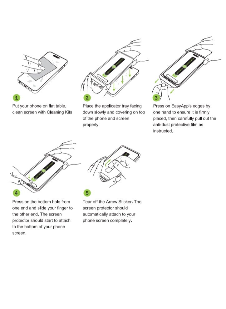 Toby iPhone 16 pro max  Dust-Proof HD Screen Protector(2 pices) - Image 5