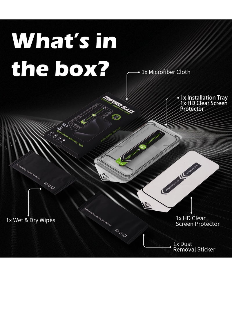 Toby iPhone 16 pro max  Dust-Proof HD Screen Protector(2 pices) - Image 3