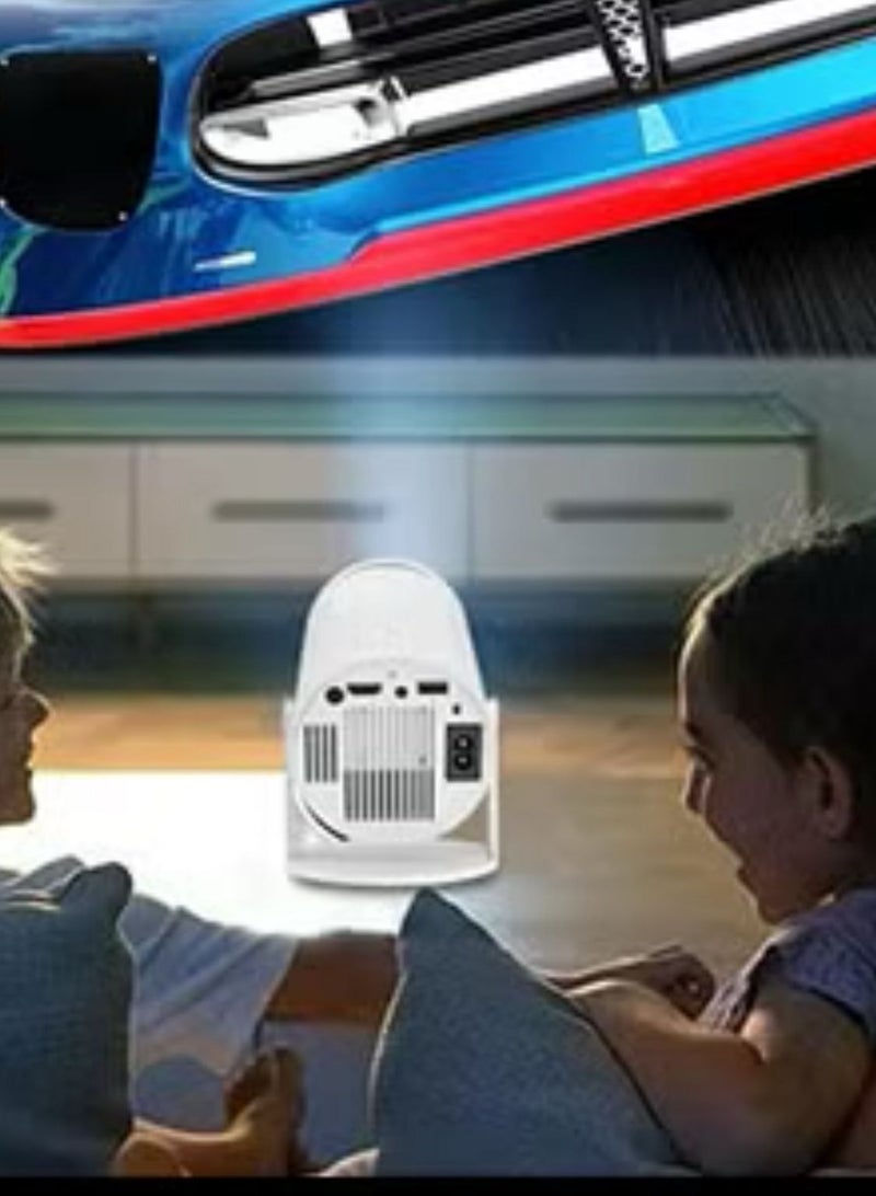 HY300 Portable Projector Pocket 5G WIFI Android 11.0 Support 130 Inches Home Theater Full HD 1080P for Indoor Outdoor Home Birthday Gift Compatible with TV Stick/HDMI/USB/PS5/iOS/PS4  - Image 4