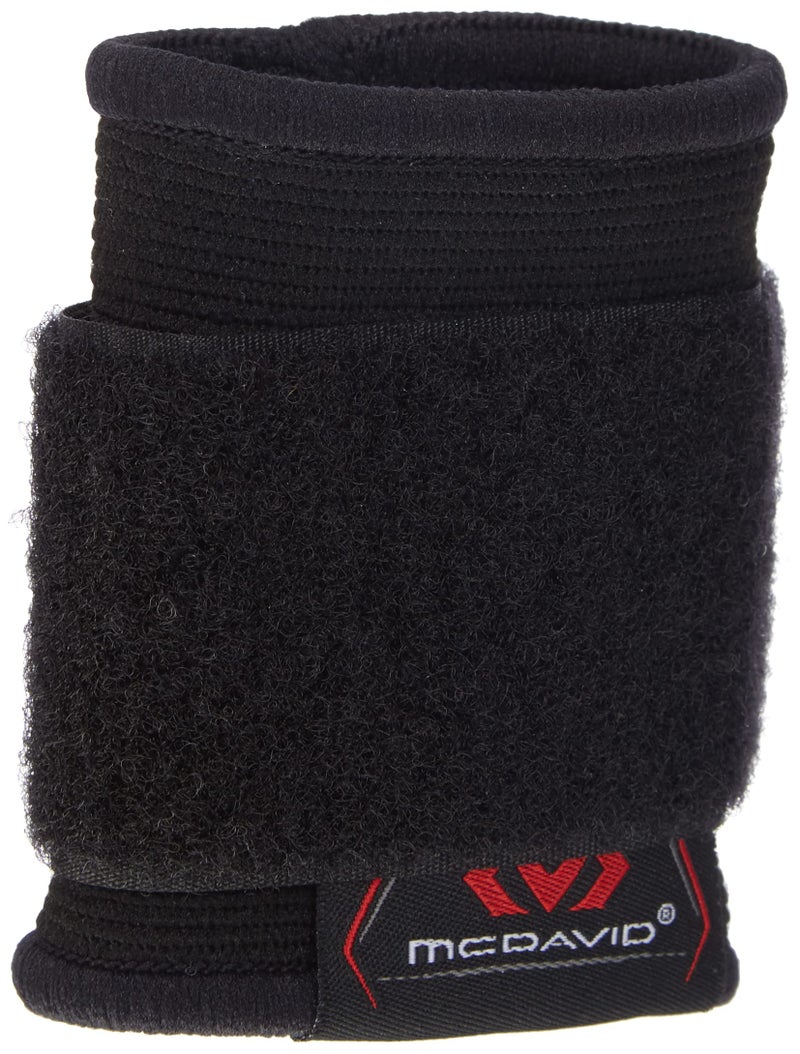 McDavid Wrist Brace, Compression Support for Pain Relief, Fits Left & Right Arm, Fits Men & Women, Black, Adult, L/XL - Image 1