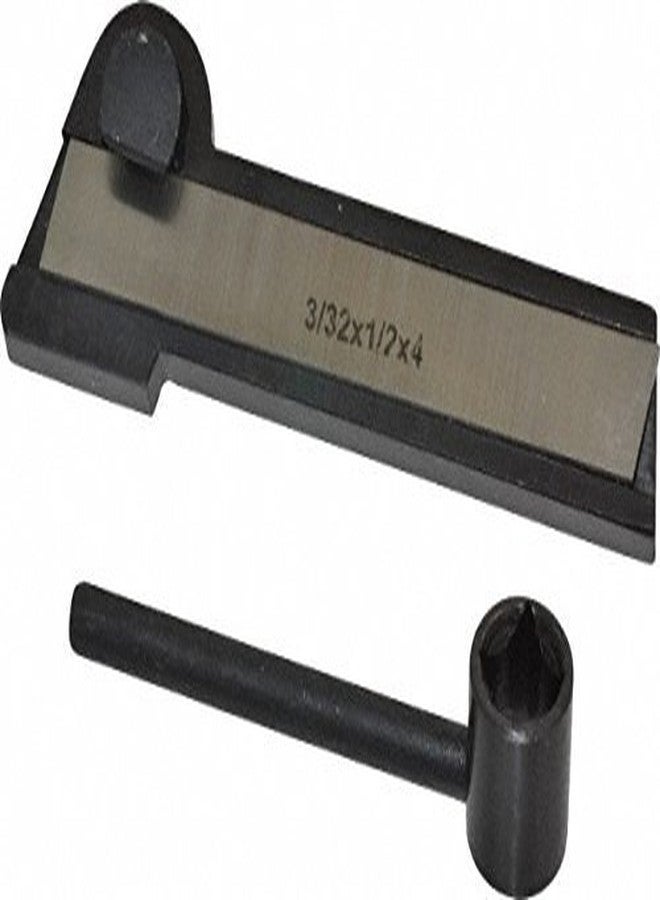 AI New Lathe Parting Tool Cut Off With HSS Blade 3/32"x 1/2" x 4" with Wrench - Image 2