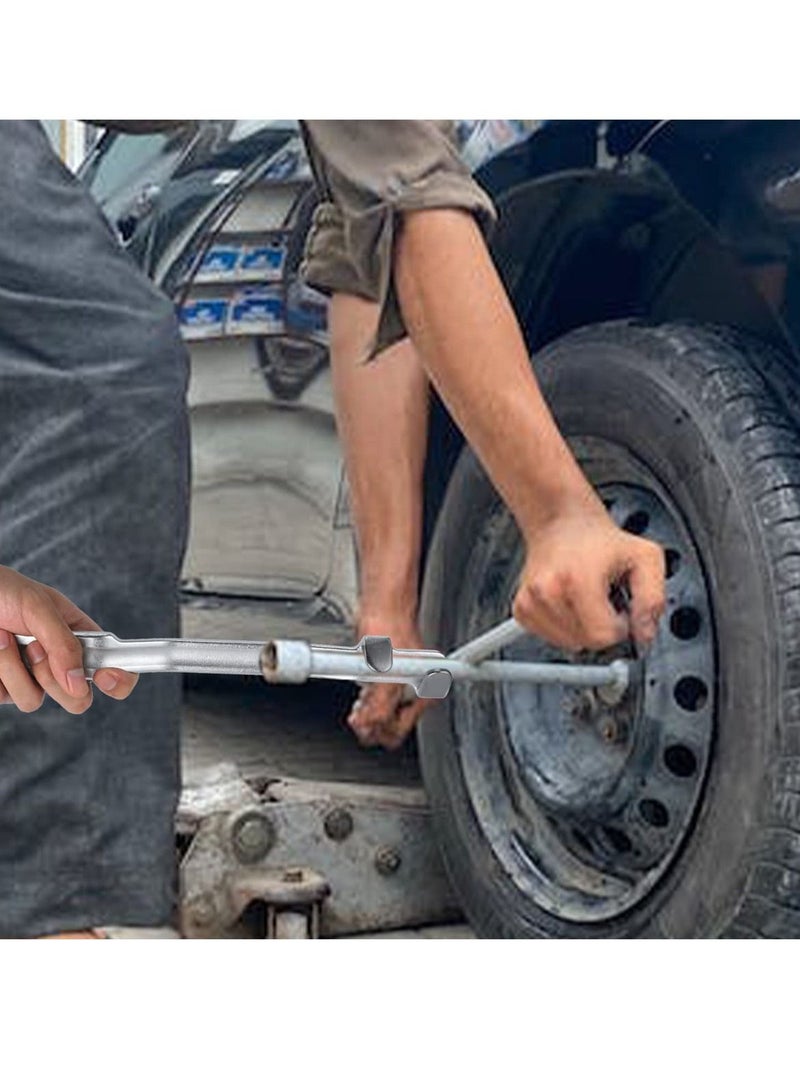 SYOSI Wrench Extender Tool for Mechanics, Garage, and Handyman, 15 Inch Torque Amplifier Extension with 1/2 Inch Hole for Torque Wrenches - Image 2