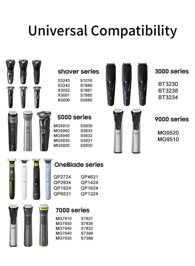 5V Charger for Philips Norelco Shaver 2400 2600, Wet & Dry Shaver Series 5000 7000 3000 Compatible with Philips Oneblade QP2724, QP2834, QP1924 USB Charging Cable - Image 2