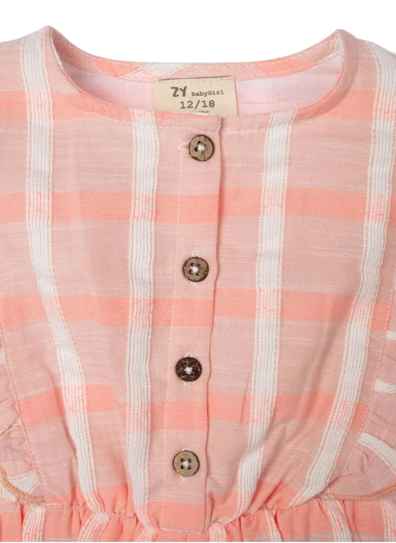 Zippy Infant Striped Playsuit + Hat Set