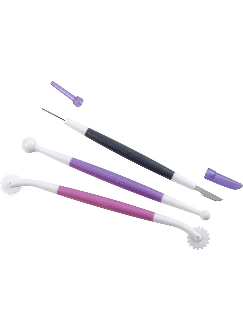 ويلتون مجموعة أدوات عجينة السكر والفوندان مزدوجة الرأس من 3 قطع - Image 5