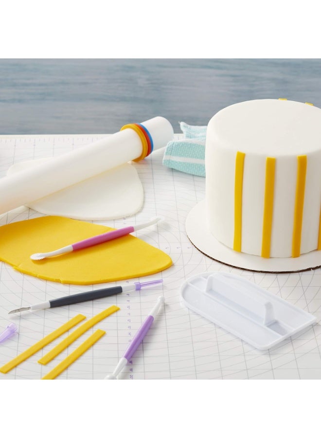 ويلتون مجموعة أدوات عجينة السكر والفوندان مزدوجة الرأس من 3 قطع - Image 4