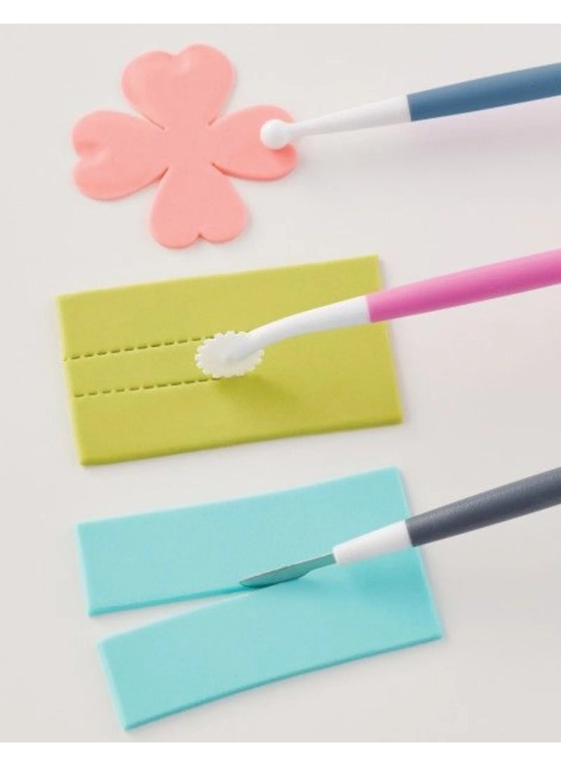 ويلتون مجموعة أدوات عجينة السكر والفوندان مزدوجة الرأس من 3 قطع - Image 3