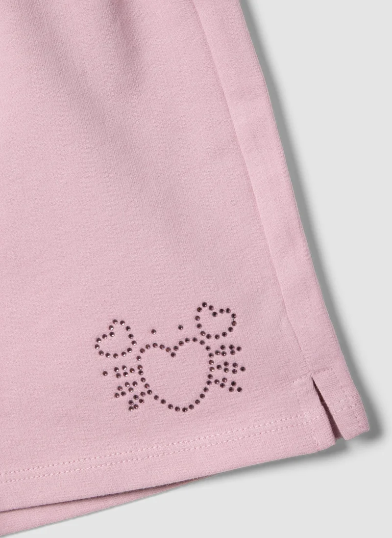 Ovs  OVS Girlsâ€™ Pink Pure Cotton Shorts With Elasticated Waistband for Women | Best Price UAE