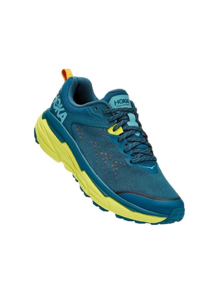 هوكا ون ون حذاء الجري في الهواء الطلق Challenger ATR 6 أزرق/أخضر/أصفر للنساء والرجال للرياضة/التدريب على تسلق الجبال/المشي لمسافات طويلة - Image 2