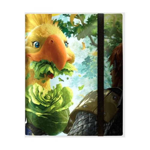 Ultra PRO Final Fantasy x Universes Beyond Gyashl Greens 9Pocket PROBinder for Magic The Gathering TCG Card Collector Album MTG Binder Final Fantasy Card Binder Deck Storage Binder - Image 1
