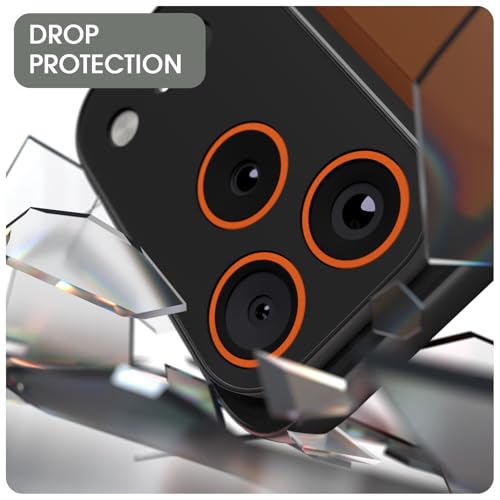Pikkme Back Cover for iPhone 17 Pro Compatible with Mag-Safe Smoke Back | Shockproof Design | Hard Transparent Back Case(Black Smoke Mag-Safe) - Image 5