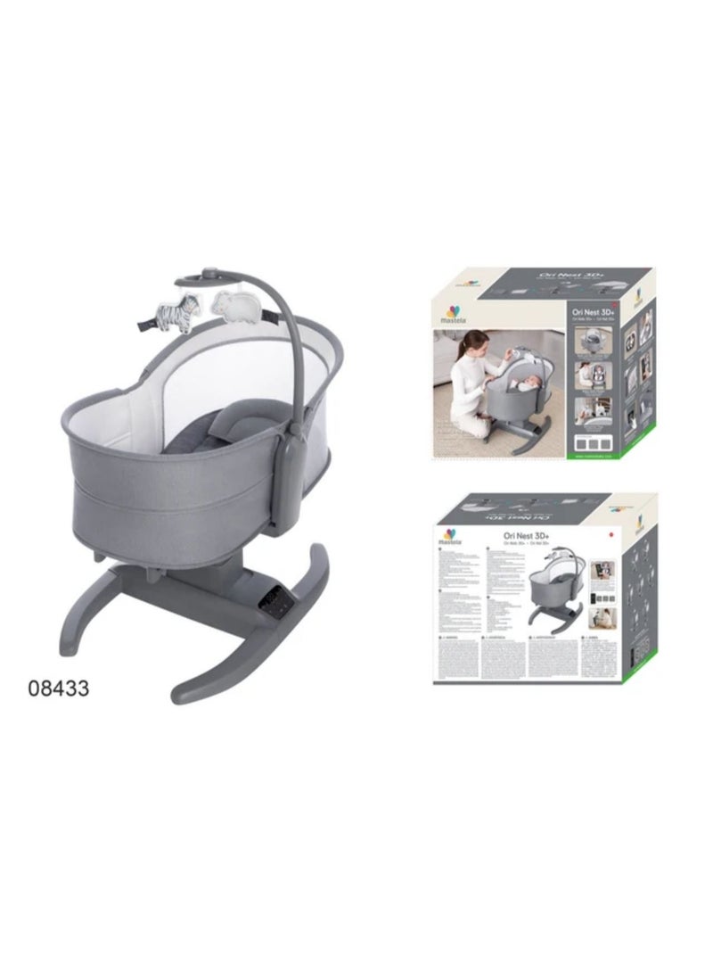 Mastela Ori Euphoria 3D Smart Baby Rocking Crib | Mastela Ori Euphoria 3D Electric Baby Crib | Mastela Ori Euphoria 3D Electric Baby Bassinet | Mastela Ori Euphoria 360° Automatic Rocking Baby Crib | Mastela 360° Smart Rotating Baby Bassinet | Mastela Ori Euphoria 3D Baby Swing & Crib | Mastela 3D Electric Baby Swing and Crib | Mastela Ori Euphoria Multifunction Baby Sleeping Bassinet | Smart Baby Rocking Crib with App Control & Touch Panel | Mastela Ori Euphoria 3D Electric 360° Rotating Baby Crib – Up to 15 kg - Image 2
