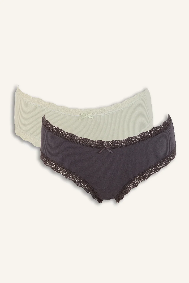 Micro Fabric Hipster 2 Piece Panties
