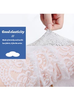Generic UV Protection Lace Arm Sleeves, Women's Floral Lace Sleeves Hollow Out Long Sunscreen Gloves Fingerless Driving Gloves  - Image 2