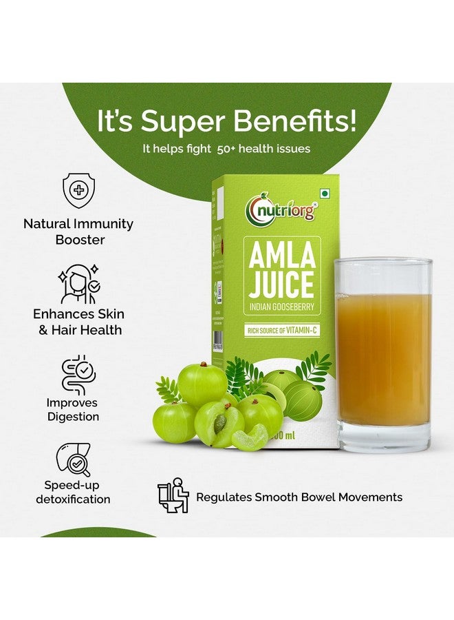 nutriorg Nutriorg Seabuckthorn Juice 500ml and Amla Juice 500ml | Immunity Booster - Image 5