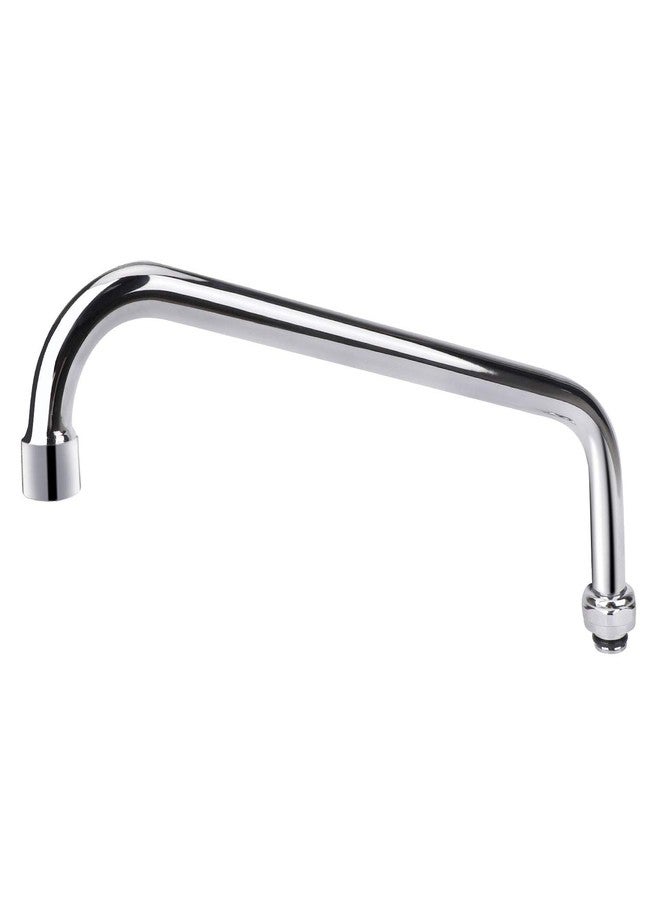 KWODE 14” Swivel Spout Replacement Kit for Commercial Kitchen Sink Faucet with Swing Nozzle Stainless Steel Add-on Spout Chrome Polished Finish(Connector Size is M25*1.25MM) - Image 1