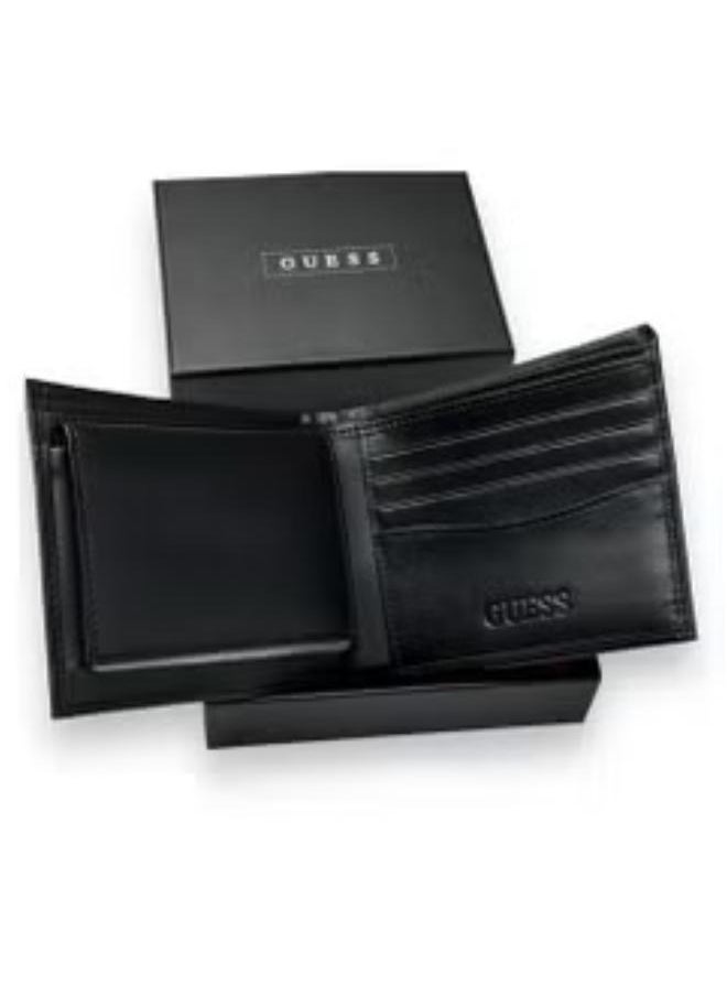 GUESS - Guess Wallet For Men Leather,Black. - Image 1