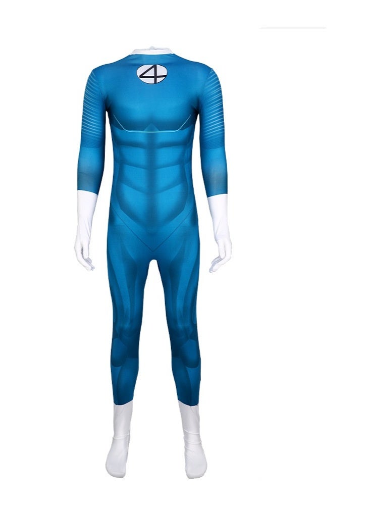 NIBEMINENT Halloween Tight Jumpsuit game Bobby's Game Time Smiling Animal - Image 1