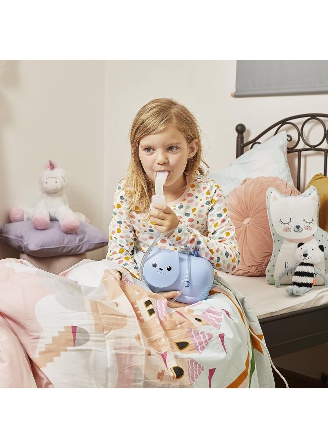 OMRON Nami Cat - Child Friendly Compressor nebuliser - Light Blue - Image 5