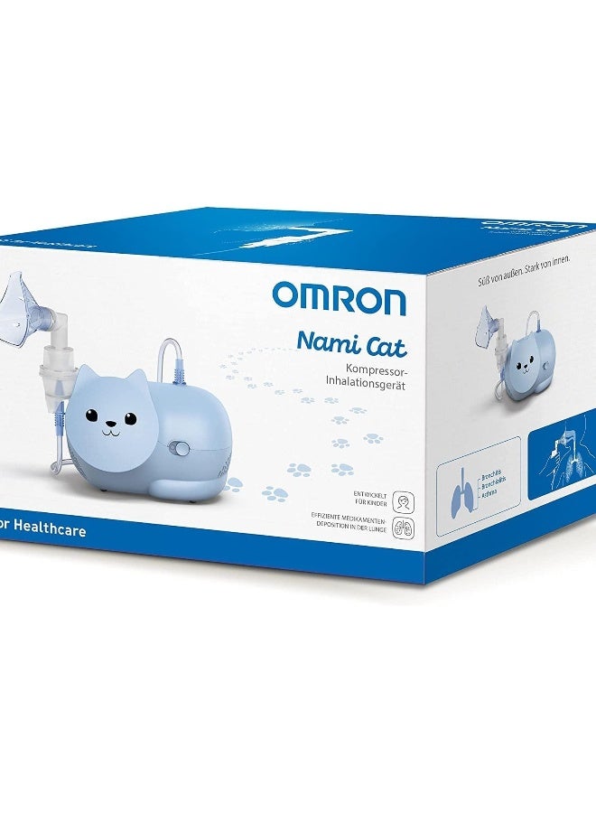 OMRON Nami Cat - Child Friendly Compressor nebuliser - Light Blue - Image 4