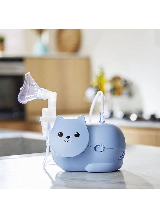 OMRON Nami Cat - Child Friendly Compressor nebuliser - Light Blue - Image 3