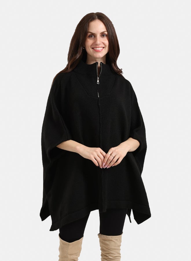 Clue كنزة بونشو كبيرة الحجم - Image 1