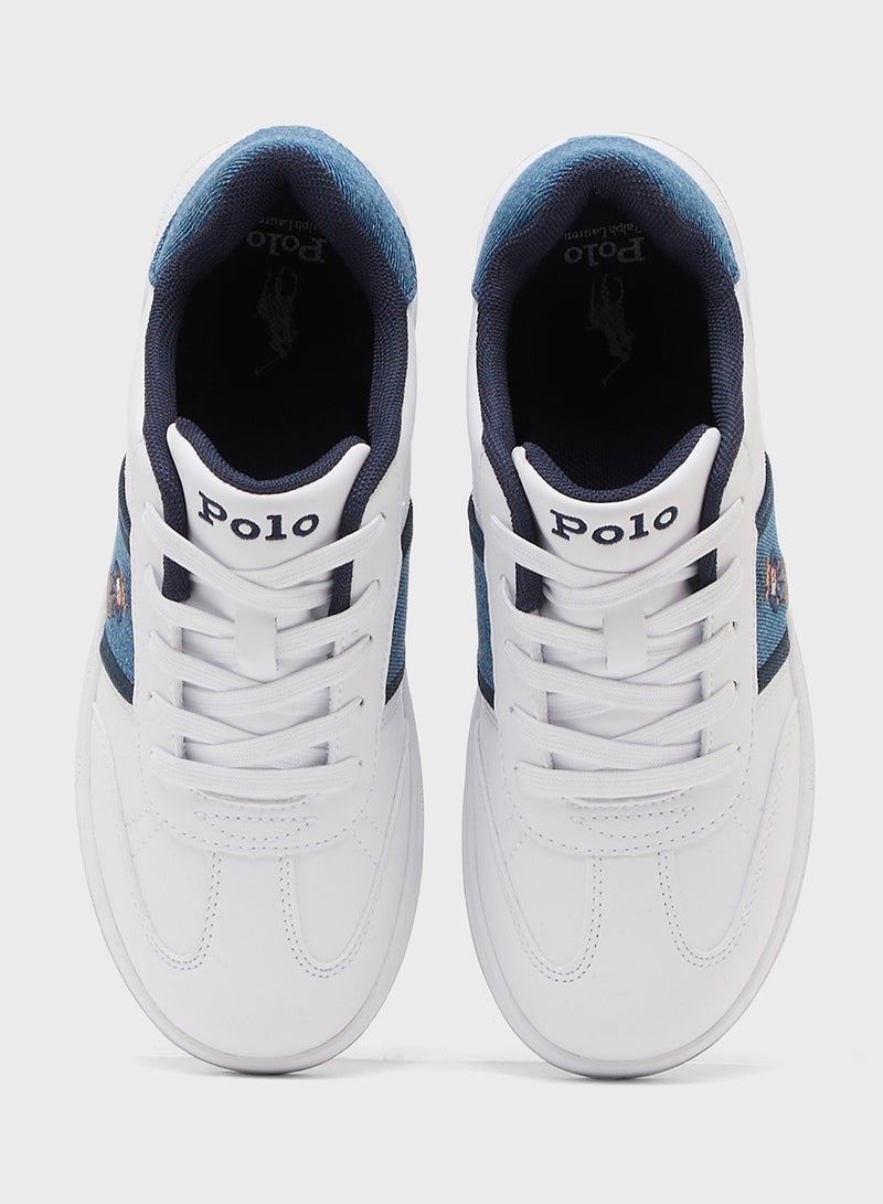 بولو رالف لورين سنيكرز جونيور هيريتيج كورت  - - Image 4