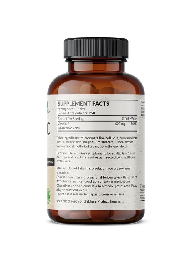Futurebiotics Vitamin C 500mg Non-GMO, 250 Tablets - Image 2