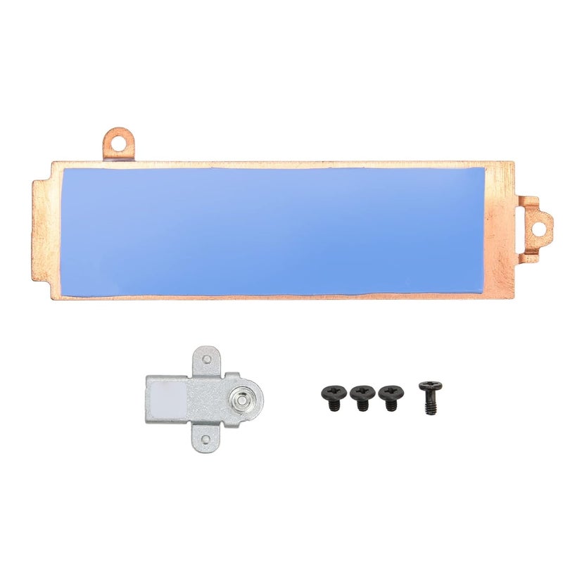 Aluminum Alloy M2 2280 SSD Heatsink Cover with Mounting Bracket for Dell G15 5510 5511 - Image 1