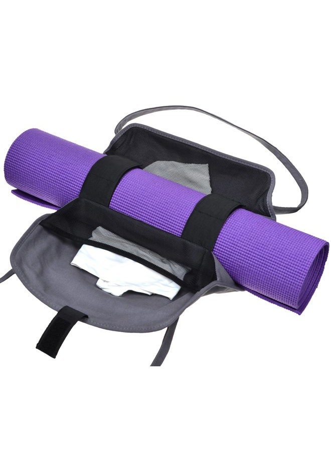 COSMOS Exercise Yoga Mat Carrying Shoulder Strap Bag with Internal and Outside Storge Pocket (Yoga Mat is NOT Included) - Image 4