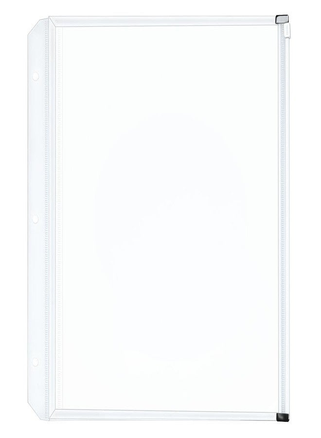 Cardinal 14201 Zippered Binder Pockets, 11 x 8 1/2, Clear (Pack of 3) - Image 1