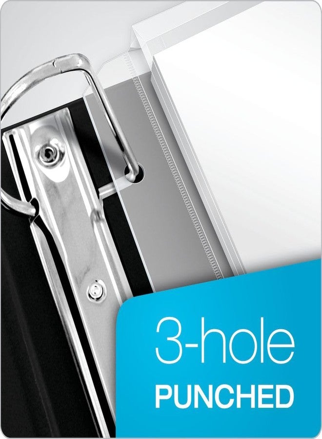 Cardinal 14201 Zippered Binder Pockets, 11 x 8 1/2, Clear (Pack of 3) - Image 4
