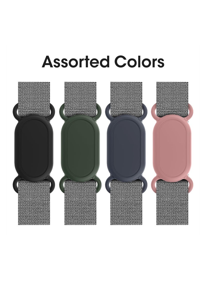 SYOSI for Samsung Galaxy SmartTag2 Case, 2-Pack Protective Flexible Silicone SmartTag2 Case Holder for Dog Cat, Secure Accessories for Tracker, Ultra Light  SmartTag2 Dog Collar Holder  - Image 5