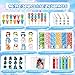 BenLouis Winter School Stationery Party Favors Snowflake Holiday Themed Classroom Gift Prizes Bulk for Students Kids Christmas Frozen Birthday Goodie Bag Stuffers Pinata Filler 48Set Animals - Image 4
