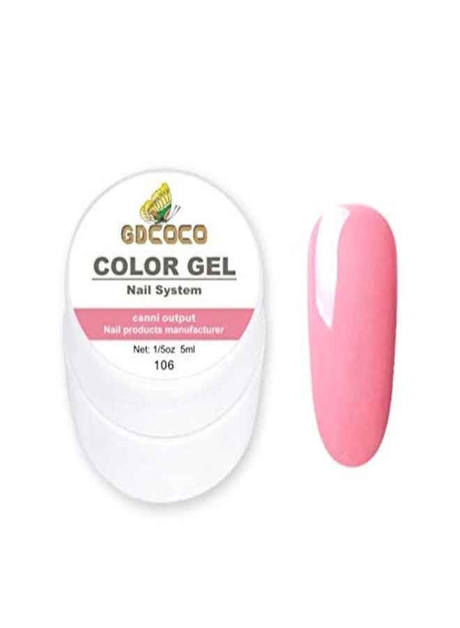 GDCOCO 5ml nail UV Gel soak off UV LED Nail Art Pure Color Gel paint color UV gel polish (GD-CG-5ml-106) - Image 2