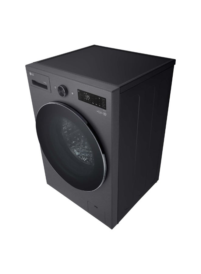 LG Front Load Washer/Dryer, 15kg / 8Kg, 6 Motion Direct Drive, Matte Black WSN1508BMT Matt Black - Image 5