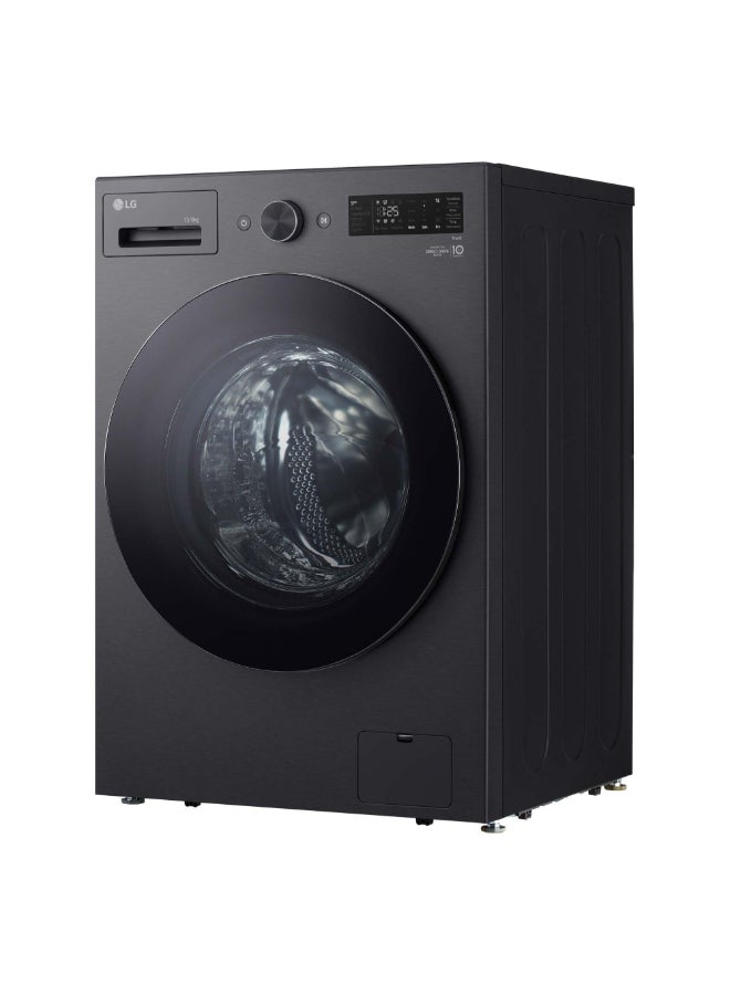 LG Front Load Washer/Dryer, 15kg / 8Kg, 6 Motion Direct Drive, Matte Black WSN1508BMT Matt Black - Image 3